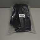 ANRODUO Pack of 2 Decorative Textured Throw Pillow Covers Soft Black Euro Square Accent Solid Chenille Cushion Cover Cozy Farmhouse Pillow Case for Couch Sofa Bedroom Living Room Home Decor 24x24 Inch