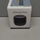 Ultrasonic Retainer Cleaner, 48kHz Denture Cleaner Machine with Dual Mode Digital Timer for Braces, Night Guard, Mouthguard, Toothbrush, Jewelry, 7.8OZ Dental Cleaning Pod (Black)