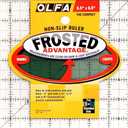 Olfa Frosted Advantage Non-Slip Ruler The Compact-6-1/2x6-1/2
