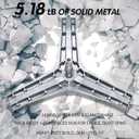 DC97-14369G Washer Drum Flange Shaft Assembly, Spider Arm Tripod Replace DC97-14369D AP5652957 3998432 PS5576476  for Samsung WW22K6800AW WF8814ASA WF106U4SAGD WF1704YPV WF1804YPC