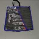 Universal Spanner Wrench Set 6Pcs Steel Adjustable Shock Wrench Coilover Spanner Motorcycle Coil Over Shock Adjustment Tool (Blue)