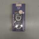 Bibs Pacifiers Color Collection, Set of 2 BPA-Free Latex Pacifiers Made in Europe, Round Nipple Baby Pacifier. (18+ Month (Pack of 2), Cloud Night)