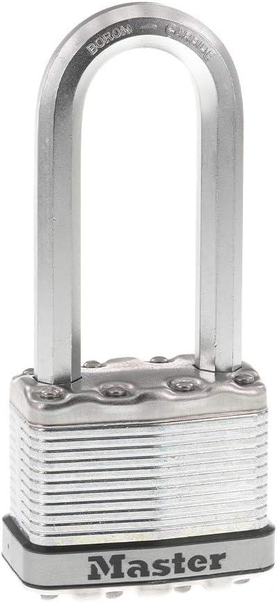 Master Lock M5XDLJ Magnum Heavy Duty Padlock with Key, 1 Pack