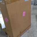 47.24" Big Modern Vanity Desk with Mirror and Lights,Makeup Vanity Desk with 5 Drawers and Storage Shelves & Power Outlet,Dressing Table with Glass Top, Oak