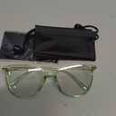 Gaoye Blue Light Blocking Glasses - Trending Round TR90 Frames, Metal Arms, UV400 Protection - Matching Soft Case