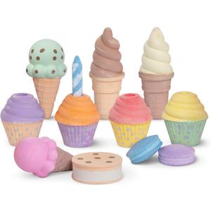 Melissa & Doug Ice Cream & Cake Chalk Set Arts And Crafts For Kids, Sidewalk Chalk For Kids Ages 3+
