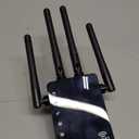 12880 Sq.Ft Range WiFi Extender Signal Booster Dual Band 5GHz/2.4GHz, 105-Device Compatibility, Simple Installation, WiFi Extender (black-11)