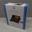 AT&T CD4930 Black Corded Phone with Digital Answering System, Caller ID, Extra-Large Tilt Backlit Display & Big Buttons