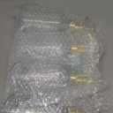 16.9 oz (500 ml) Coffee Syrup Dispenser Set- 4 Glass Bottles with Gold Pumper and Syrup Labels - Precise Dispensing and Stylish Addition to Coffee Shop, Cafe or Home Bar