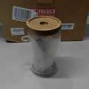 KOSKIMER Coffee and Sugar Container Set, Glass Coffee Jars with Wooden Lids and Scoops, Decorative Sugar Tea Creamer Canisters for Kitchen Countertop (25oz)