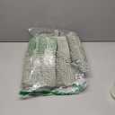 H.VERSAILTEX Sage Bathroom Rugs, Bath Mat Set of 2 Extra Thick Chenille Striped Pattern Shaggy Bath Rugs for Bath Room, Non Skid Bath Mats for Bathroom Floor (32 x 20 Plus 24 x 17 - Inches), Green