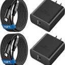 Super Fast Charger USB C, Type-C Android Phone Charger Fast Charging Block with 10FT Type C Cords for Samsung Galaxy S26 Ultra/S25 Ultra/S24 Ultra/S24+/S23 Ultra/S23+/S22 Plus/S20, Tab S9/S8 Ultra