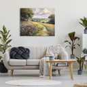 'Peaceful Path Through Meadow'| Canvas Art | Stupell Industries | 40 x 30 Inches, Easy to Hang and Sturdy, Made in USA, by Petal Prints Design