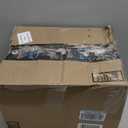 Dingion 8 Pcs Christmas Wreath Decorations 10 x 10 Inches Christmas Cabinets Wreaths with Red Ribbon Bow Bell Mini Artificial Hanging Garlands for Front Door Window Chair Wall