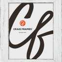 Craig Frames Jasper, 9x16 Picture Frame, Rustic Farmhouse White