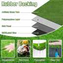 GLOBREEN Grass Pad for Dog Large Size - 2FTx6FT, Dog Potty Training Turf, Indoor Outdoor Pets Pee Fake Grass for Balcony Patio Yard