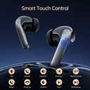 True Wireless Stereo Earbuds S43A, Bluetooth 5.3, Active Noise Cancellation & Environmental Noise Cancellation, 13mm Speakers, LED Power Display, Smart Touch Control, Auto Pairing