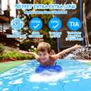 Slip Water Slide, 50FT Giant Slip Water Slides for Kids Backyard, Heavy Duty Slip and Water Slide for Kids Adults Waterslides Backyard Summer Outdoor Toys with 18 Stakes and 2 Inflatable Bodyboards
