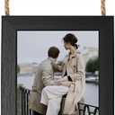 Lavezee 4x6 Picture Frames Collage Black, 3 Opening 4 x 6 Hanging Picture Frames Vertical for 4 by 6 Inch Photos for Wall Decor