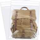 WEPOLY - 13" x 15" (100 Count) Clear Cellophane Bags - Self Sealing Cello Plastic Poly Bags- for Clothing, T-Shirts, Pants