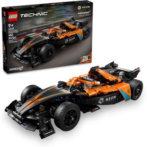LEGO Technic NEOM McLaren Formula E Toy Cars - Building Toy for Kids, Boys & Girls, Ages 9+ - McLaren Race Car with V10 Engine & Steering - Gift Idea for Birthdays - 42169
