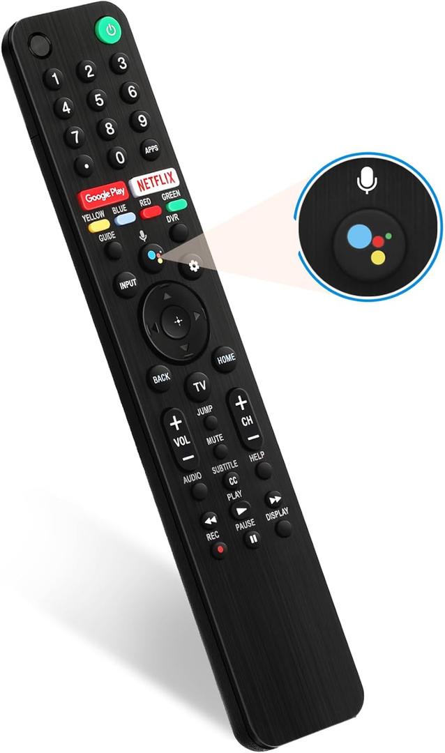 RMF-TX500U for Sony TV Remote Replacement, for All Sony Remote/Sony Bravia TV Voice Remote, RMF-TX500U for Sony Remote Control for Smart TV XBR/KD/XR Series X800H X950G A8H Etc.