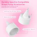 2 x Spectra Replacement Pump Parts Compatible w/ S1/S2/9 Plus, Not Original Accessories, 6*Duckbills Valves 2*Backflow Protectors