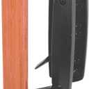 Prime-Line C 1131 Sliding Glass Door Handle Set  Replace Old or Damaged Door Handles Quickly and Easily  Black Diecast, Mortise/Hook Style, Fits 3-15/16 Hole Spacing (1 Set)