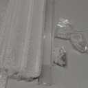 Cq acrylic Invisible Clear Floating Bookshelf - 15" Hanging Wall Mounted Display Shelf for Kids Room, Modern U Shaped Ledge for Books,Picture,Toys, Vinyl Records Wall Display Shelf,Pack of 6 (1.6 In Wide-Minimalist Design)