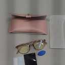 miyya Blue Light Blocking Glasses Women, Fashion Round Transparent Anti Blue Light Glasses with Anti Eyestrain & UV Glare