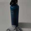 IRON °FLASK Camping & Hiking Hydration Canteens - 3 Lids (Narrow Straw Lid) Leak Proof Vacuum Insulated Stainless Steel - Hot & Cold Double Walled Sports Water Bottle - Dark Night, 24 Oz