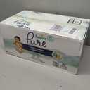 Pampers Pure Baby Diapers, Size 1 (8-14 lbs), 82, Up to 100% Leakproof, Premium Hypoallergenic Soft Diapers