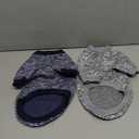 2 Pieces Dog Sweaters for Small Dogs Fall Dog Clothes Male Winter Fleece Dog Sweaters Warm Thick Pet Outfit Coat Small Dog Sweater for Boy Girl Dogs, Yorkie, Chihuahua, Pug, Cat, Pug,S,Grey Navy