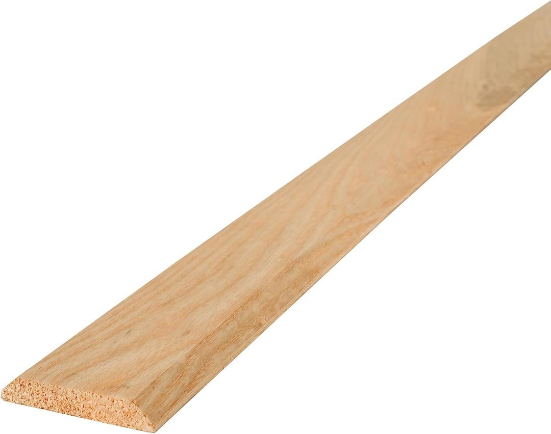 M-D Building Products 11924 3 in. x 3/8 in. x 36 in. Natural Hardwood Flat-Profile Threshold for Doorways, 36in