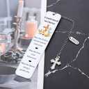 2 x 2025 Confirmation Gifts for Teen Girls Confirmation Gifts for Boys Inspirational Baptism Gift with Bible Verse for First Communion Religious Events Christian Confirmed in Christ Bookmark for Girls