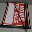 Home For Sale Sign with Stakes, 30 Tall, Double Sided Signs, For Sale By Owner Signs for Real Estate, Yard Sign for Home House Real Estate,(3 Pack)