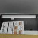 2Pack Expandable Pull Out Cabinet Organizer 21"Deep with Raising Pad for Framed Cabinets, Upgrade 3 Slide Rails Slide Out Drawers, Roll Out Shelves Adhesive,Adjustable Width 12.05"-20.4"Black