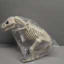 Seasons 15.5" Animated T-Rex Halloween Decoration for Crazy Bonez Skeleton Line
