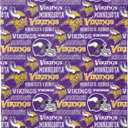 NORTHWEST NFL Hypnotic Camo Pocket Pillow 14x14, Minnesota Vikings, Team Colors