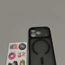 TOCOL for 17 Pro Case, Full Camera Protection, Drop Protection, Built-in Magnetic Ring, Translucent Matte Phone Case for 17 Pro 6.3 inch (Space Black)