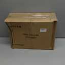 ELYKEN 33 Inch Christmas Tree Collar, 6-Piece Xmas Tree Skirt for Artificial Trees, Handcrafted Plastics Wicker Tree Base Cover with Cord Cut-Out Rustic Farmhouse Tree Ring for Home Decor (Natural-round Pp)