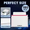 180 Pack Mailer Trading Card Envelopes7" x 4.35" Trading Card Mailers for Shipping, Perfect Sized Shipping Envelope for Mailing Semi-Rigid and Toploaders, Protector Supplies.