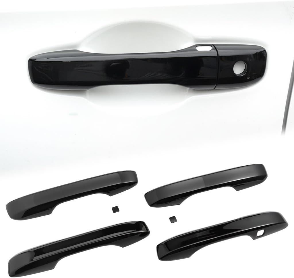 Gloss Black Door Handle Cover Protector Compatible for Honda Civic Accord CR-V HR-V Acura Door Handle Cap 2023-2026 Accessories 4pcs Exterior Parts
