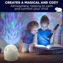Calming Sensory Lights, Sensory Toys for Kids with Autism, Ocean Light Projector with 15 Color Patterns, Light Projects Water Ripple Effects onto Walls and Ceilings, Autism Toy,for Children and Adults