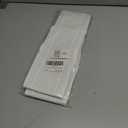 Washable Cloth Drawer Organizer, Set of 4 Foldable Sock Dresser Drawer Organizers Storage Boxes, Fabric Storage Boxes Closet Cabinet Organizer for Clothes (White, 2M+2S)