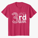Going To 3rd Grade Teacher Squad and Third Grade Boys Girls T-Shirt, SIZE L YOUTH