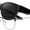 HAOLOTA Fit Over Glasses Sunglasses for Women Polarized, Trendy Cat Eye Sunglasses Wear Over Glasses, UV Protection