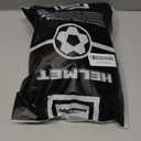 COOLOMG Soft Shell Flag Football Helmet 7v7 Rugby Helmet Scrum Cap Soccer Padded Headgear Adjustable Head Protector for Youth Kids Adults (Large, Black)