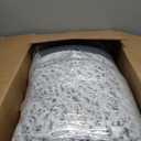 Human Dog Bed for Adult, 2 in 1 Foldable Giant Dog Bed for People Fits Pet Families, Egg Foam Supportive Mat, Waterproof Liner, Faux Fur Human Size Pet Bed with Blanket, 71"x43"x10", Grey