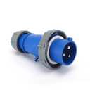 IEC60309 Waterproof CEE Industrial Connector Plug 3Pin 16A 250V 2P+E IP67 Cable Mount